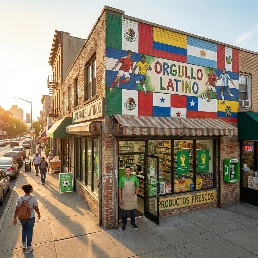 Bodega Store Takeover with Orgullo Latino branding