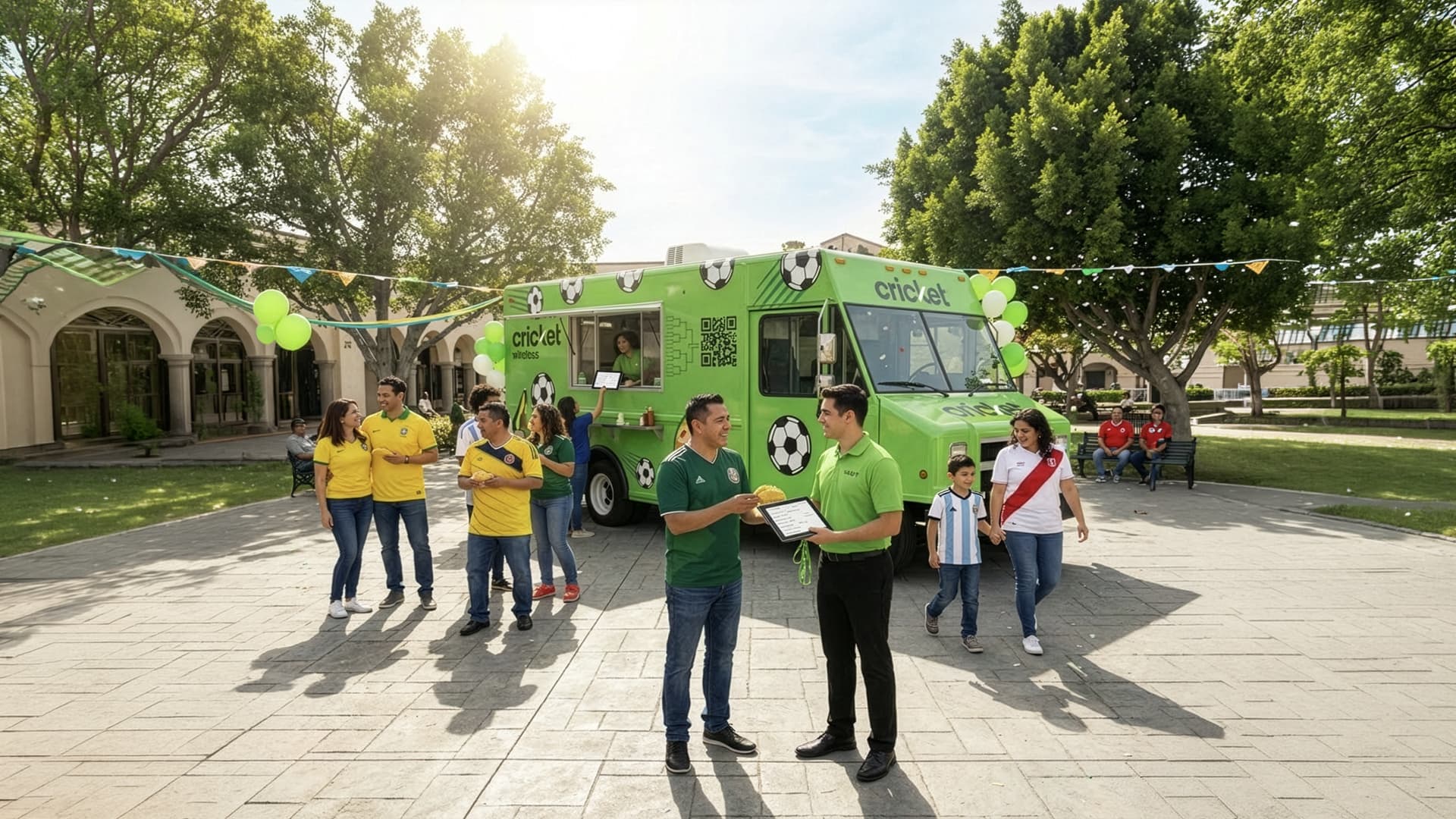 El Golazo branded mobile street unit