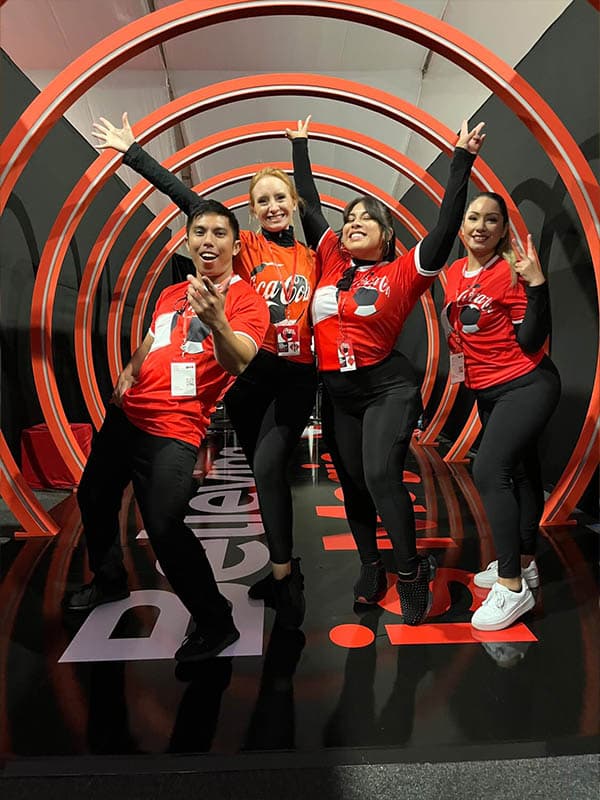 LNL Agency team on-site at an activation